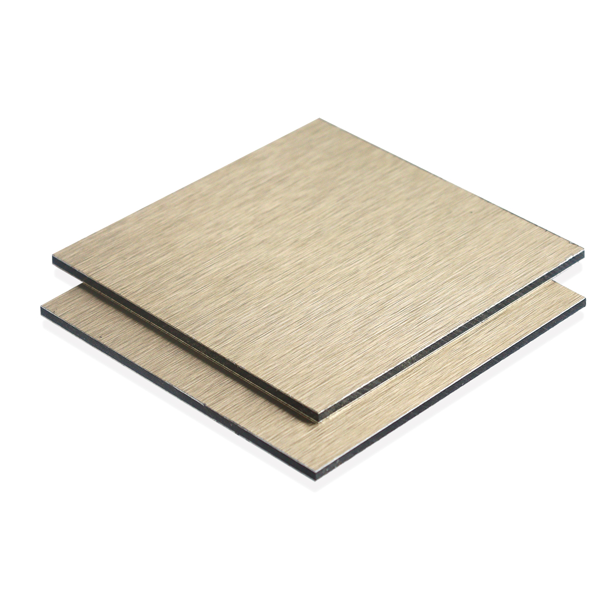 Aluminium composiet Dibond butler finish champagne