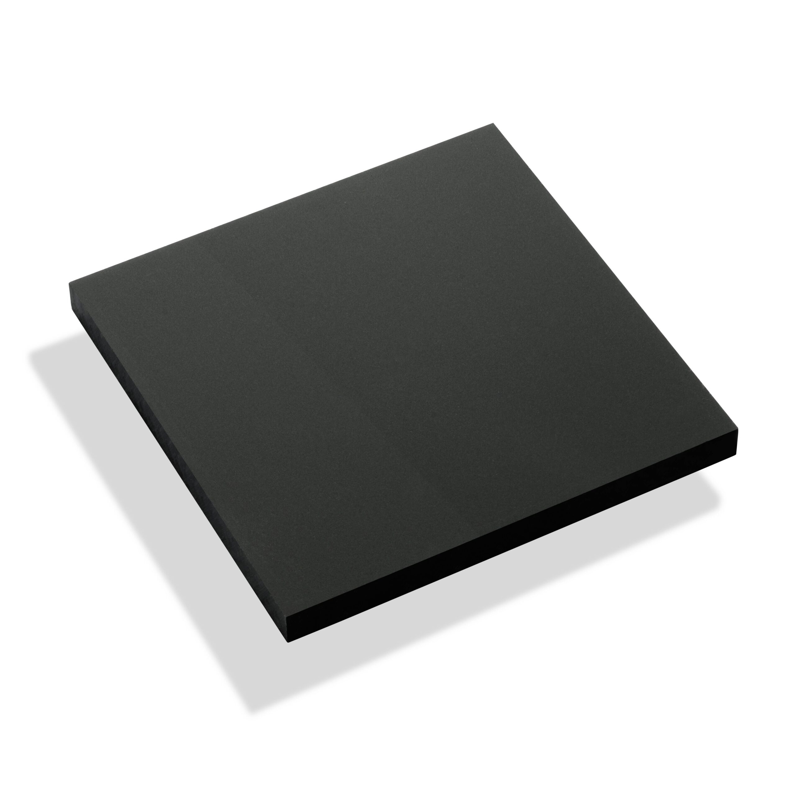 Plexiglas Zwart Mat 8 mm - acrylaat plaat zwart mat